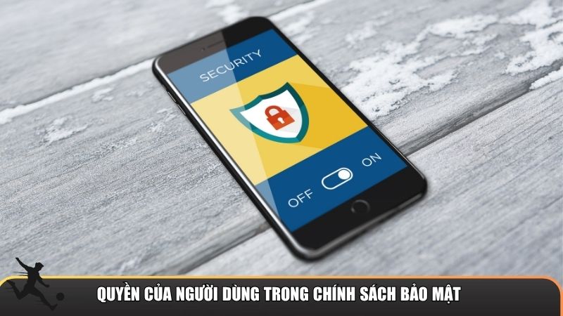 Quyền của người dùng trong chính sách bảo mật